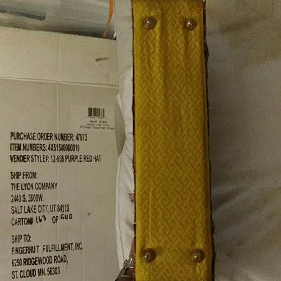 EUC twisted orchid shell Handbag/clutch - Picture 4 of 5